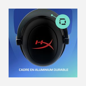 HP HyperX Cloud II Core Wireless - Casque Gaming Circum-aural 2.4GHz, DTS Headphone:X, HP 6Y2G8AA, Autonomie 80h, HP, Noir, HP, 10-21000Hz, 60 Ohm - Miniature 4