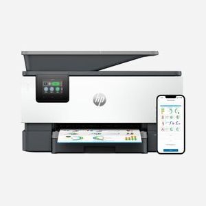 HP OfficeJet Pro 9120b All-in-One : Impression couleur 4800x1200 DPI, 20 ppm noir/16 ppm couleur, Recto-Verso Auto, Scan/Copie/Fax, Wi-Fi, Ethernet