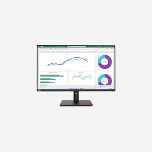 Lenovo ThinkVision T32h-30 Écran LED 31.5" Quad HD IPS 2560x1440 60Hz 6ms, Hub USB 3.2 Gen 1, HDMI 2.0, DisplayPort 1.4, Noir - Miniature 5
