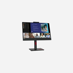 Lenovo ThinkVision T24v-30 - Écran LED 23.8" Full HD (1920x1080) IPS W-LED, 6ms, 250cd/m², Hub USB 3.2, DP/HDMI/VGA, Haut-parleurs, Webcam 2MP - Miniature 2