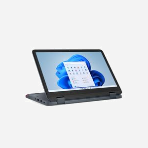 Lenovo 300w Yoga - Intel N100, 4Go LPDDR5, 128Go SSD, 11.6" HD Tactile IPS, Wi-Fi 6, Windows 11 Pro Academic, Slate Grey, Réf: 82VM000MFR - Miniature 5