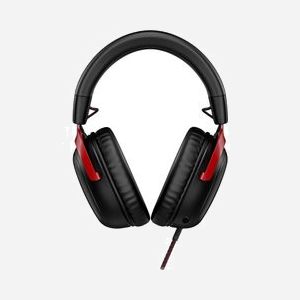 HP HyperX Cloud III - Casque Gaming Circum-aural Noir/Rouge - HP 727A9AA - Haut-parleurs 53mm Néodyme - Micro Boom Amovible Réduction de Bruit - USB Type-C & 3.5mm - DTS Headphone:X - Miniature 2