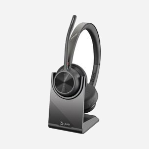 POLY Micro-casque Voyager 4320 USB-C avec dongle BT700 et base de chargement, Bluetooth 5.1, Autonomie 24h, Supra-aural, 158g - Miniature 2