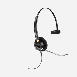 POLY Micro-casque monaural EncorePro 510V VoiceTube, connectivité USB Type-C/Jack 3.5mm, SoundGuard DIGITAL, micro omnidirectionnel 20-16000Hz - Miniature 1