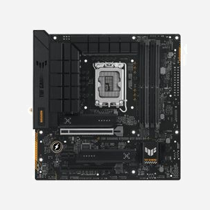 ASUS TUF GAMING B760M-BTF WIFI D4 : Carte mère micro ATX Intel LGA 1700, DDR4 128Go max, M.2/SATA III, Wi-Fi 6, 2.5GbE, RAID 0/1/5/10 - Miniature 1
