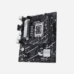 ASUS PRIME B760M-K : Carte mère micro ATX Intel B760, Socket LGA 1700, DDR5 jusqu'à 96 Go 8000 MHz, 2x M.2, 2.5GbE, RAID 0/1/5/10, PCIe 4.0, Windows 10/11 - Miniature 3