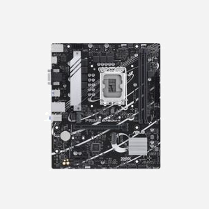 ASUS PRIME B760M-K : Carte mère micro ATX Intel B760, Socket LGA 1700, DDR5 jusqu'à 96 Go 8000 MHz, 2x M.2, 2.5GbE, RAID 0/1/5/10, PCIe 4.0, Windows 10/11 - Miniature 1