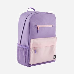 HP Sac à dos Campus Lavande 15.6" Polyester Recyclé 7J597AA : Compartiment Notebook/Tablette, Poche Extérieure, 295x185x435mm, 490g - Miniature 2