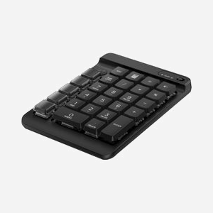 HP 435 Clavier Numérique Programmable Sans Fil Bluetooth 5.3, Touches Mécaniques 50M, Portée 10m, Batterie AA, Compatible Windows/macOS/ChromeOS, Noir - Miniature 2