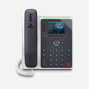 POLY Téléphone IP Edge E220 PoE 4 lignes, écran IPS 2.8" 320x240, Gigabit Ethernet, Bluetooth 5.0, 2x RJ-45, RJ-9, Codecs G.7xx/OPUS/iLBC - Miniature 1