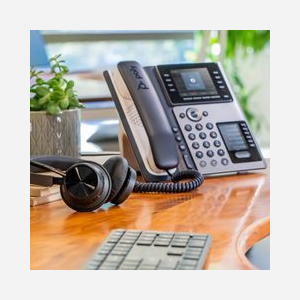 POLY Téléphone IP Edge E450 - Écran IPS 3.5" 320x240, Gigabit Ethernet, WiFi 802.11a/b/g/n, Bluetooth 5.0, PoE, 8 Lignes - Miniature 4