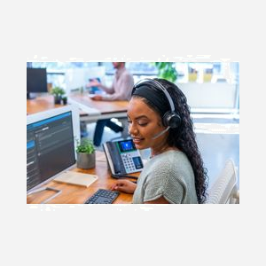 POLY Téléphone IP Edge E450 - Écran IPS 3.5" 320x240, Gigabit Ethernet, WiFi 802.11a/b/g/n, Bluetooth 5.0, PoE, 8 Lignes - Miniature 5