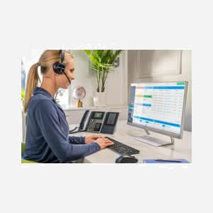 POLY Téléphone IP Edge E400 PoE, Écran IPS 3.5", 320x240, 8 Lignes, Gigabit Ethernet, 2xRJ45, RJ9, USB-C, Codecs G.7xx/OPUS/iLBC, ENERGY STAR - Miniature 5