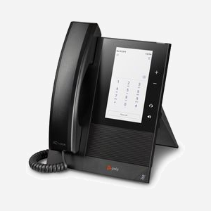 POLY CCX 400 Téléphone IP PoE Gigabit Ethernet, écran tactile 5" 720x1280, 24 lignes, codecs G.722/G.729ab/OPUS, 1xUSB 2.0, SRTP/TLS - Miniature 3
