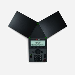 POLY Téléphone de conférence IP Trio 8300 Noir - Écran 3.5" Gigabit Ethernet PoE - Codecs G.7xx/OPUS/iLBC - Sécurité EAP-TLS/WPA2 - RJ45 - ENERGY STAR - Miniature 4