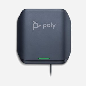 POLY Répéteur DECT Rove R8, 1880-1900 MHz, portée 50m, Noir, température -10°C à 55°C, inclus alimentation et guide de démarrage.