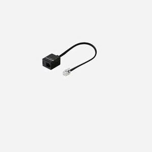 POLY Câble RJ9 Socket vers RJ9, 0.2m, Noir - Ref: 85S12AA - Connectique Audio pour Appareils POLY - Dimensions Emballage: 190x210x55mm, 300g