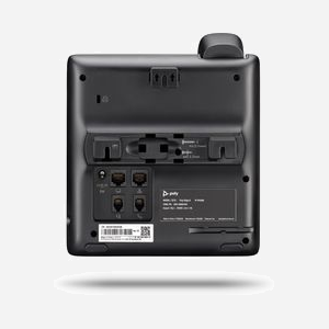 POLY Téléphone IP Filaire 85W94AA, Gigabit Ethernet, PoE Non Supporté, Codecs G.711/G.722/G.729/OPUS/iLBC, LCD, Montage Bureau/Mural - Miniature 5