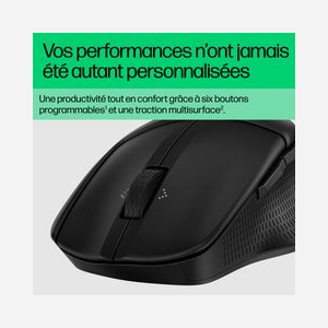 HP Souris Bluetooth 480 Comfort Noire, 4000 DPI, 7 Boutons Programmables, Bluetooth 5.3, Portée 10m, Pile AA, Windows/macOS/ChromeOS - Miniature 5