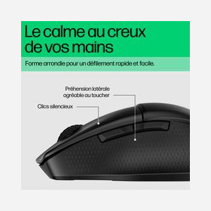 HP Souris Bluetooth 480 Comfort Noire, 4000 DPI, 7 Boutons Programmables, Bluetooth 5.3, Portée 10m, Pile AA, Windows/macOS/ChromeOS - Miniature 4