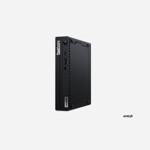 Lenovo ThinkCentre M75q Mini PC AMD Ryzen 5 5600GE, 8Go DDR4 3200MHz, SSD 256Go NVMe PCIe, AMD Radeon Graphics, Windows 11 Pro, 11JN0081GE - Miniature 3