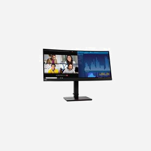 Lenovo ThinkVision P34w-20 Écran LED 34.1" WQHD (3440x1440) IPS 6ms 300cd/m² 21:9 Hub USB 3.2 Gen 1 HDMI/DisplayPort VESA Noir - Miniature 3