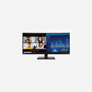 Lenovo ThinkVision P34w-20 Écran LED 34.1" WQHD (3440x1440) IPS 6ms 300cd/m² 21:9 Hub USB 3.2 Gen 1 HDMI/DisplayPort VESA Noir - Miniature 5
