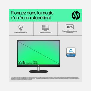 HP All-in-One 24-cr0009nf : Écran 23.8" FHD IPS, Intel Core i5-1335U, 16GB DDR4 3200MHz, 512GB SSD NVMe, Intel Iris Xe Graphics, Windows 11 Home, Wi-Fi 6 - Miniature 5