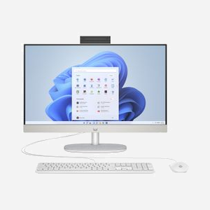 HP All-in-One 24-cr0009nf : Écran 23.8" FHD IPS, Intel Core i5-1335U, 16GB DDR4 3200MHz, 512GB SSD NVMe, Intel Iris Xe Graphics, Windows 11 Home, Wi-Fi 6