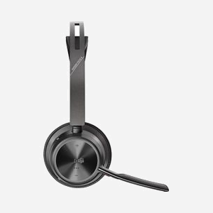 POLY Voyager Focus 2 USB-C-C MS Teams : Micro-casque Binaural Bluetooth 5.1, Portée 50m, ANC, Autonomie 40h, Base, Adaptateur USB-C/A - Miniature 5