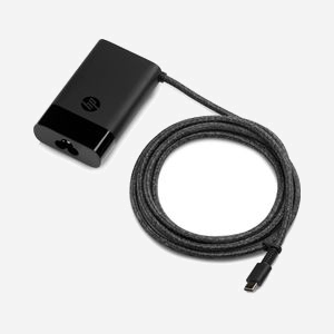 HP Chargeur USB-C 65W 671R3UT#ABB - Alimentation interne 90-264V, Sortie 5-20V, Câble USB Type-C, 97x53.5x21mm, 210g