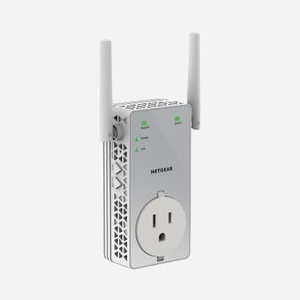 NETGEAR EX3800-100FRS Émetteur Réseau AC750 Wi-Fi 5 (802.11ac) 750 Mbps, 1 x RJ-45 10/100Base-T(X), Gris, Dimensions 114x64x44.5 mm