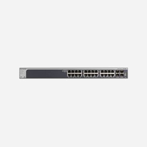 NETGEAR XS728T-100NES Switch Manageable L2+/L3 24x10G Ethernet RJ45 + 4xSFP+ 560Gbit/s QoS, VLAN, Routage Statique, ACL, SNMP v1/v2c/v3