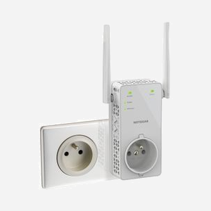 NETGEAR EX6130 Répéteur WiFi AC1200 Dual Band 802.11a/b/g/n/ac, 1200 Mbit/s, Port Ethernet, WPS, Antennes externes, Mode Répéteur/Point d'accès - Miniature 2