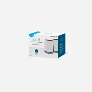 NETGEAR Orbi RBK852 AX6000 Système WiFi 6 Mesh Tri-bande (2.4/5/5 GHz) 8 antennes internes, 802.11ax, CPU Quad-Core 2.2GHz, 1GB RAM, 512MB Flash - Miniature 3