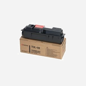 KYOCERA TK-18 Cartouche Toner Noir Originale 1T02FM0EU0, 7200 pages, pour FS-1018MFP, FS-1020D, FS-1118MFP, Technologie Laser, 90x250x100mm - Miniature 1