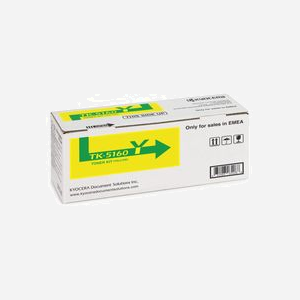 KYOCERA TK-5160Y Cartouche de toner Jaune Original - 1T02NTANL0 - Rendement 12000 pages - Compatible ECOSYS P7040cdn - Dimensions 125x320x125mm - Miniature 2