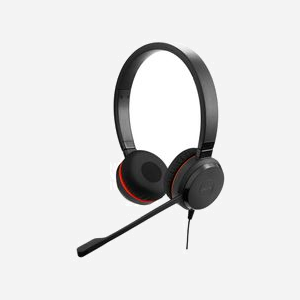 Jabra Evolve 30 II MS Stereo : Casque filaire binaural supra-aural noir, connectivité USB/Jack 3.5mm, micro anti-bruit, PeakStop/SafeTone G616, 150-7000Hz - Miniature 2