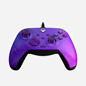 PDP Rematch Manette Filaire USB Noir/Violet - Analogique/Numérique - PC, Xbox One, Series X/S - Boutons Programmables - Câble USB-C 2.43m - Windows - Xbox Game Pass Ultimate - Miniature 3