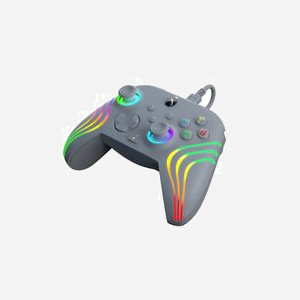 Manette de jeu PDP Afterglow Wave Gris USB (PC, Xbox) Analogique/Numérique, RGB Multicolore, boutons programmables, câble USB-C 2.43m, Windows 10/11 - Miniature 5