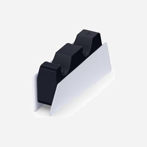 Station de Rechargement DualSense Sony 9374107 pour PlayStation 5, Support pour 2 Manettes DualSense/DualSense Edge, Noir et Blanc