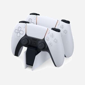 Station de Rechargement DualSense Sony 9374107 pour PlayStation 5, Support pour 2 Manettes DualSense/DualSense Edge, Noir et Blanc - Miniature 2