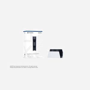 Station de Rechargement DualSense Sony 9374107 pour PlayStation 5, Support pour 2 Manettes DualSense/DualSense Edge, Noir et Blanc - Miniature 3