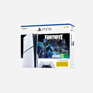 Sony PlayStation 5 Slim 1 To (SSD) Noir/Blanc : AMD Ryzen Zen 2 3.5GHz, 16Go GDDR6, GPU AMD Radeon 10.3 TFLOPS, Wi-Fi 6, Fortnite inclus - Miniature 1