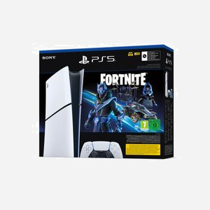 Console Sony PlayStation 5 Digital Edition 1 To SSD Noir/Blanc, AMD Ryzen Zen 2 3.5GHz, 16GB GDDR6, AMD Radeon 10.3 TFLOPS, Wi-Fi 6, Bluetooth 5.1, Fortnite - Miniature 2