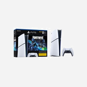 Console Sony PlayStation 5 Digital Edition 1 To SSD Noir/Blanc, AMD Ryzen Zen 2 3.5GHz, 16GB GDDR6, AMD Radeon 10.3 TFLOPS, Wi-Fi 6, Bluetooth 5.1, Fortnite - Miniature 1