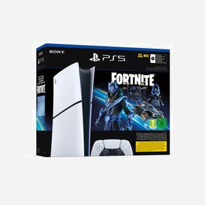 Console Sony PlayStation 5 Digital Edition 1 To SSD Noir/Blanc, AMD Ryzen Zen 2 3.5GHz, 16GB GDDR6, AMD Radeon 10.3 TFLOPS, Wi-Fi 6, Bluetooth 5.1, Fortnite - Miniature 3
