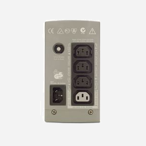 APC Back-UPS CS BK325I : Onduleur 0.325kVA / 210W, Protection 320J, Batterie VRLA (6h recharge), IEC 320 C13/C14, 230V, Beige - Miniature 2