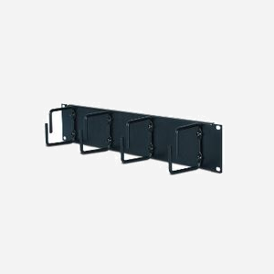 APC AR8426A Panneau de Gestion de Câbles Rack 2U Noir, Largeur 445mm, Profondeur 76mm, Hauteur 89mm, Conforme RoHS, Empreinte Carbone 3.46kg CO2e - Miniature 1