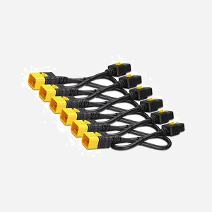 APC Kit de 6 Cordons d'Alimentation C19 vers C20 1.8m, 16A, 0-75°C, AP8716S, pour PDU et Équipements Rack, Conforme REACh et RoHS - Miniature 1